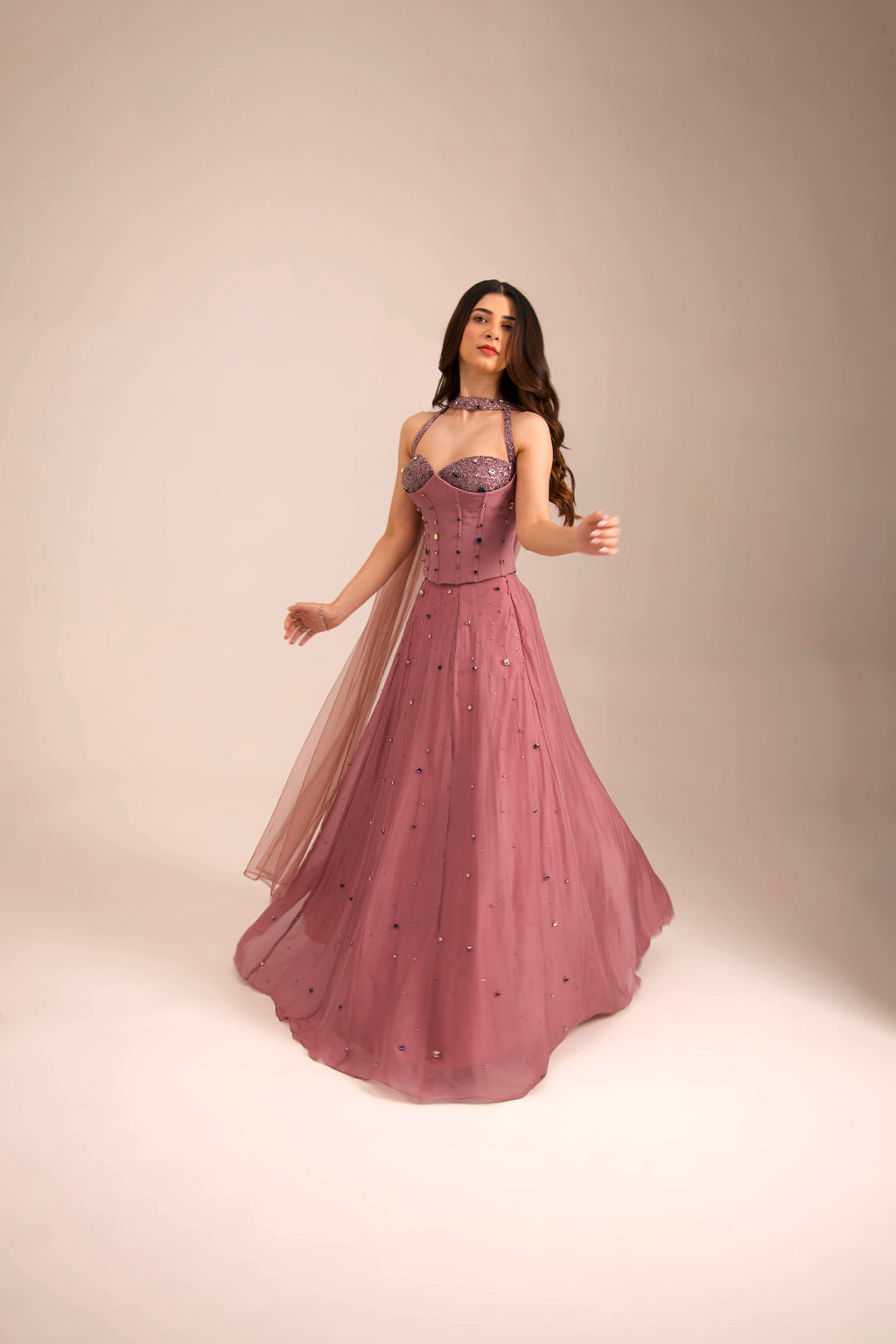 Lana Rhinestone Corset Top