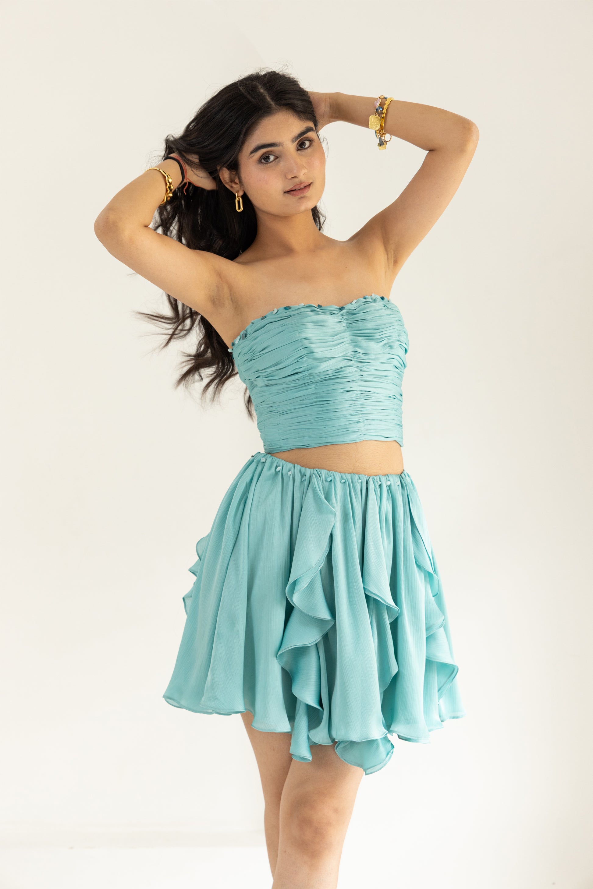 Aqua Drape Set