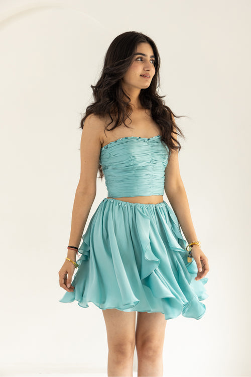 Aqua Drape Set