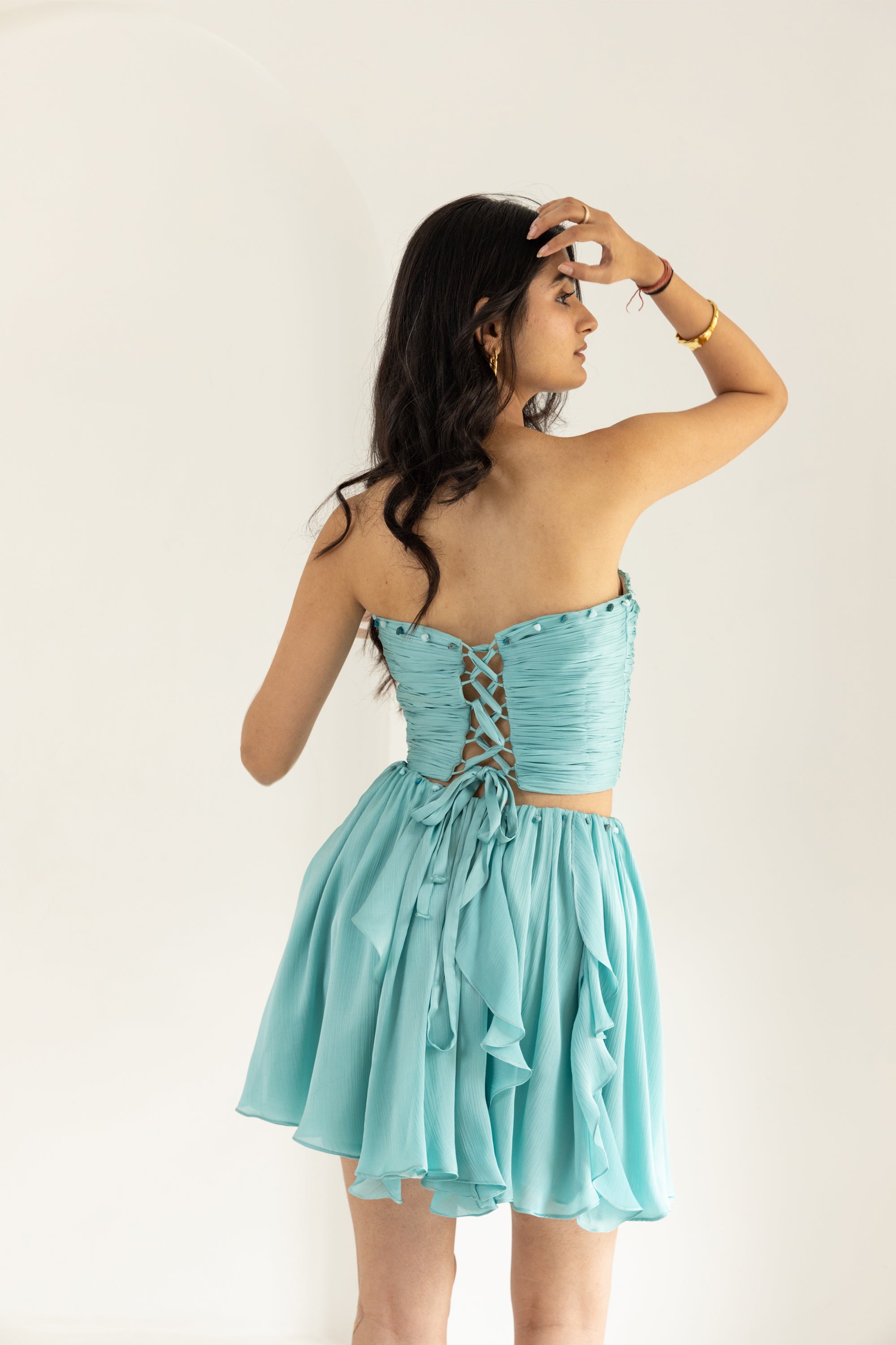 Aqua Drape Set